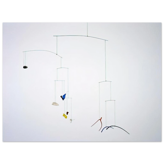 Alexander Calder - TINES 1943 Fine Art Poster - 13x18 cm / 5x7 inches