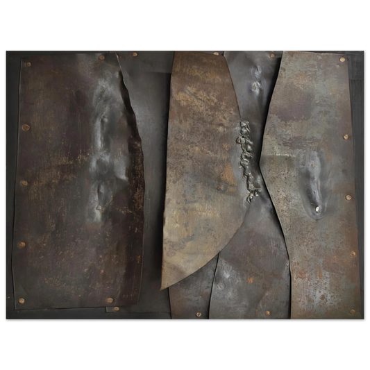 Alberto Burri - Iron - 1960 Fine Art Poster - Default Title