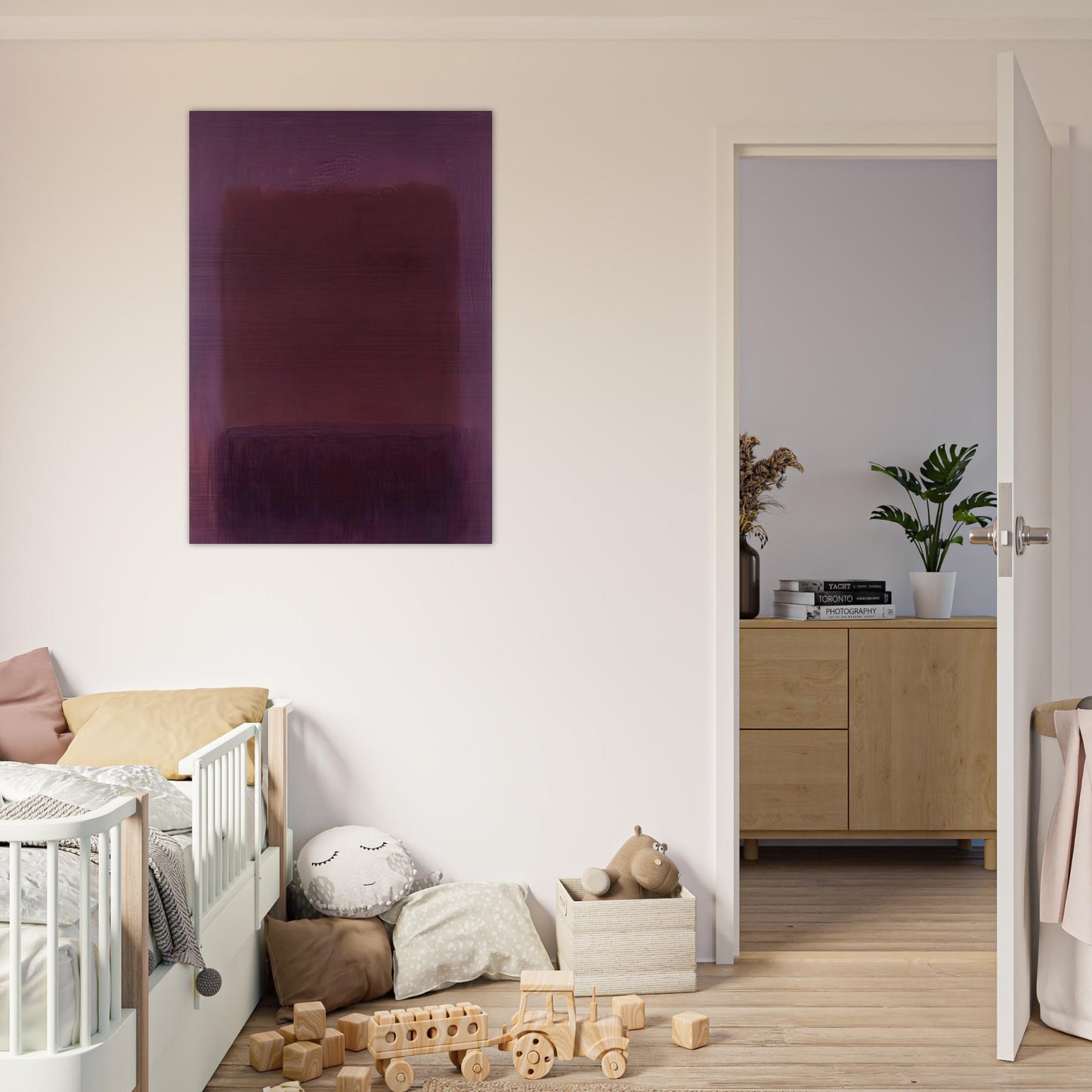 Purple Brown - 1957 - Mark Rothko Brushed Aluminum Print - 70x100 cm / 28x40 inches | Mark Rothko Aluminum Print | Mark Rothko Prints