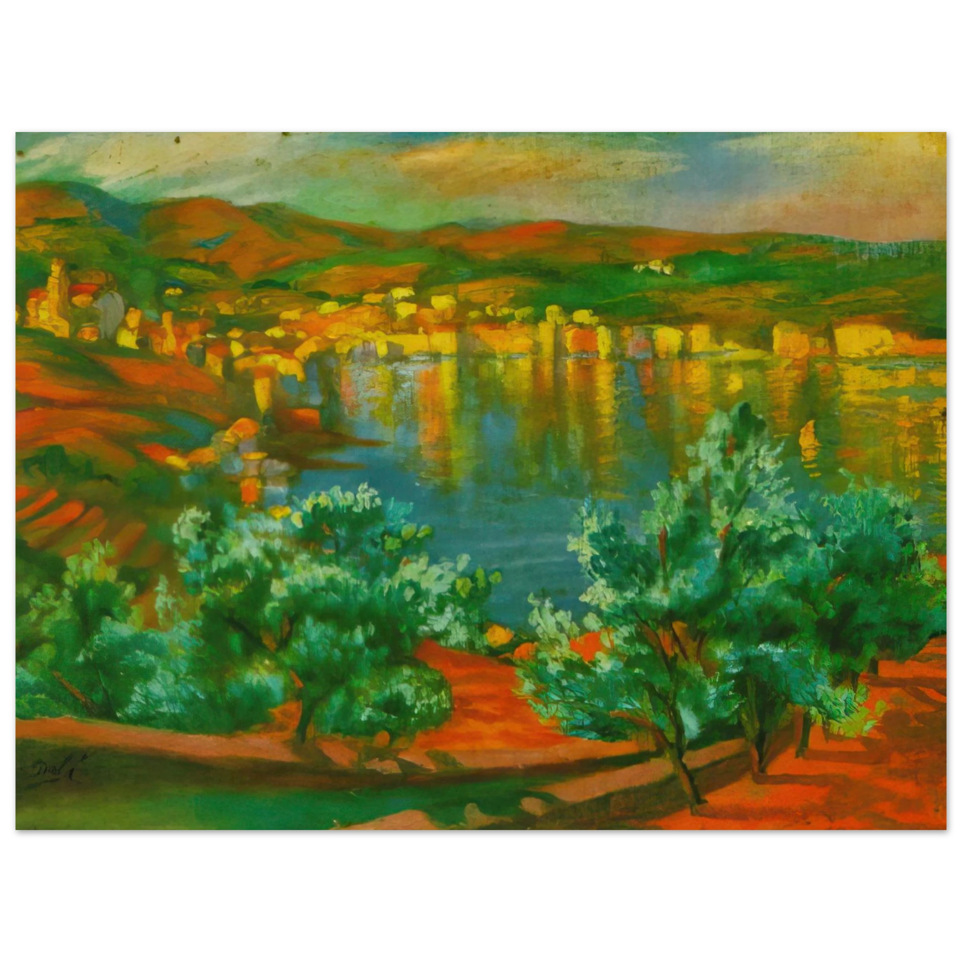 Salvador Dali - FESTIVAL OF ST LUCIA AT VILLAMALLA Fine Art Poster - Default Title