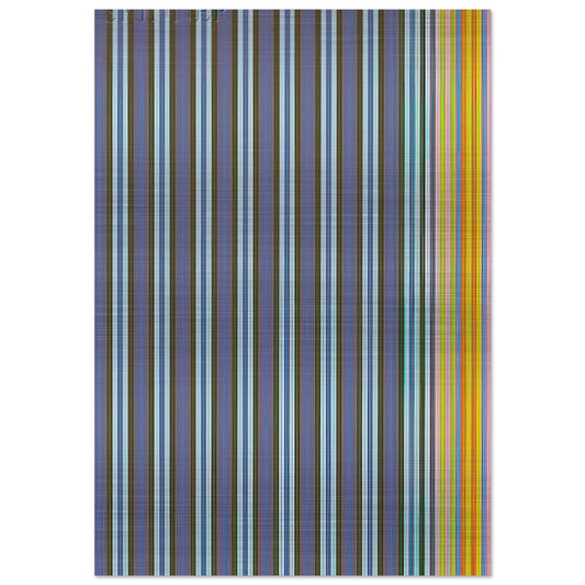 Jack-in-the-Box - 1969 - Gene Davis Brushed Aluminum Print - 70x100 cm / 28x40 inches | Gene Davis Aluminum Print | Gene Davis Prints