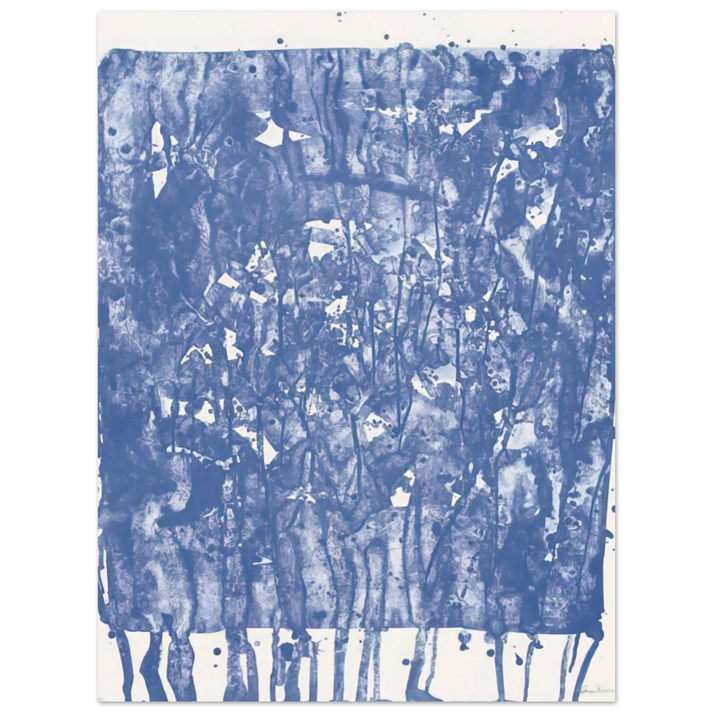 Sam Francis - Untitled  from Papierski Portfolio   SF 351   75x100 cm / 30x40inches Fine Art Poster