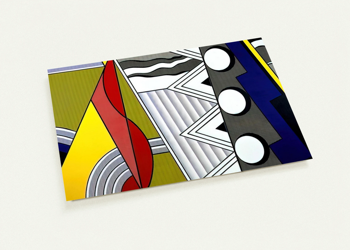 MODERN PAINTING WITH CLEF 1967 By Roy Lichtenstein Pack of 10 Post Cards | Roy Lichtenstein Post Cards | A6 (10.5 x 14.8 cm) - 4.1 x 5.8 inches