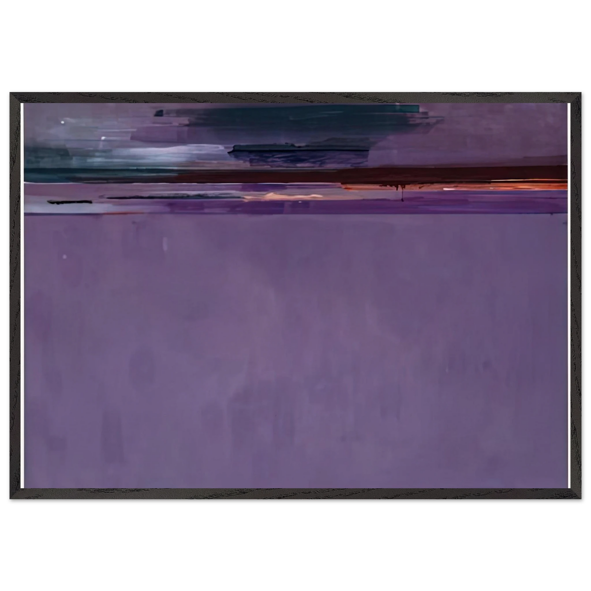 The Other Side 2002- - Helen Frankenthaler Framed Art Print – Black Wooden Frame - Default Title - -Framed Art Print