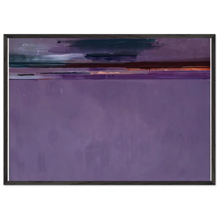 The Other Side 2002- - Helen Frankenthaler 70x100 cm / 28x40 inches Framed Art Print – Black Wooden Frame