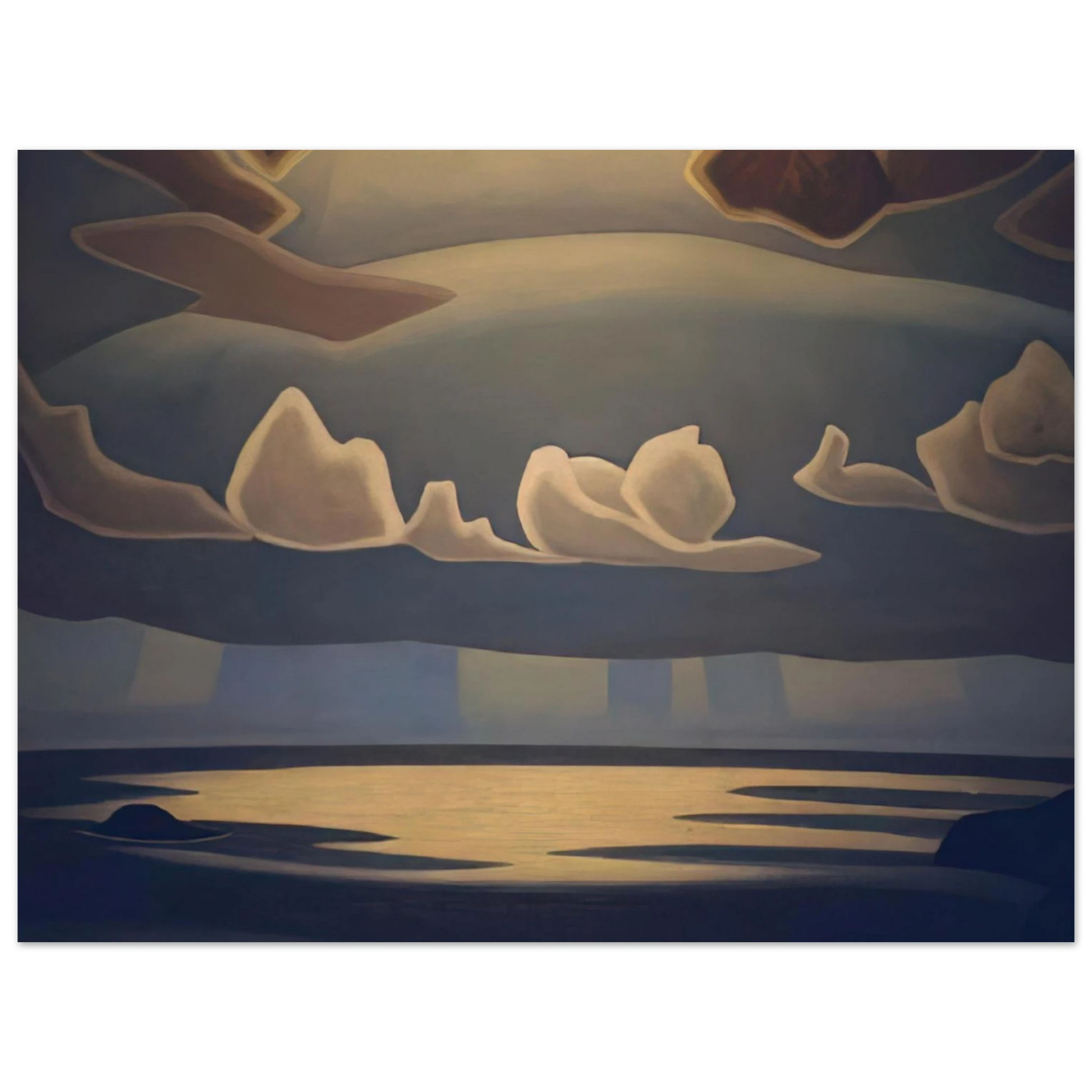 Lawren Harris - From the North Shore, Lake Superior - 1927 Fine Art Poster - Default Title