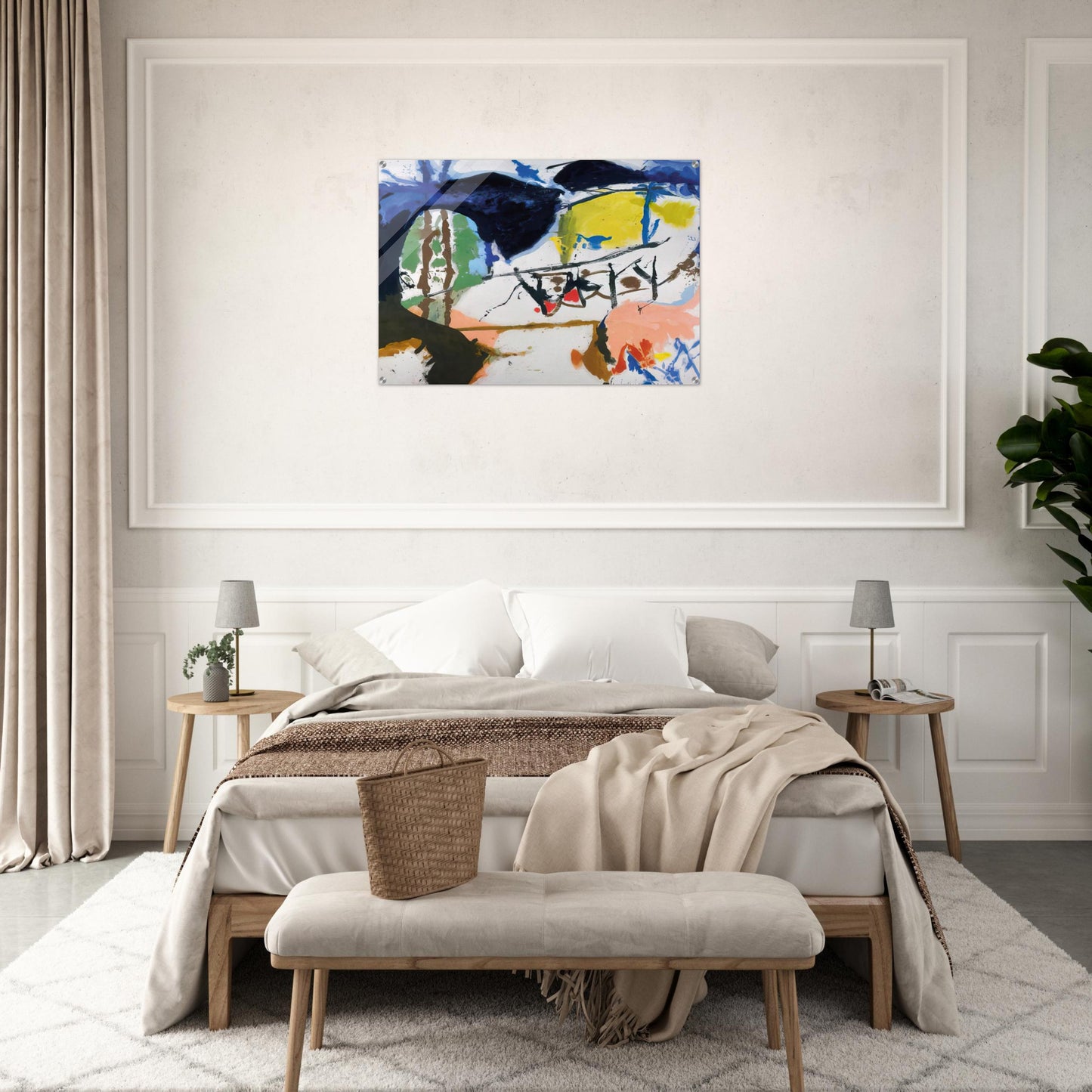 Acres - 1959 - Helen Frankenthaler Acrylic Print - 70x100 cm / 28x40″ inches | Helen Frankenthaler Wall Art | Helen Frankenthaler Prints