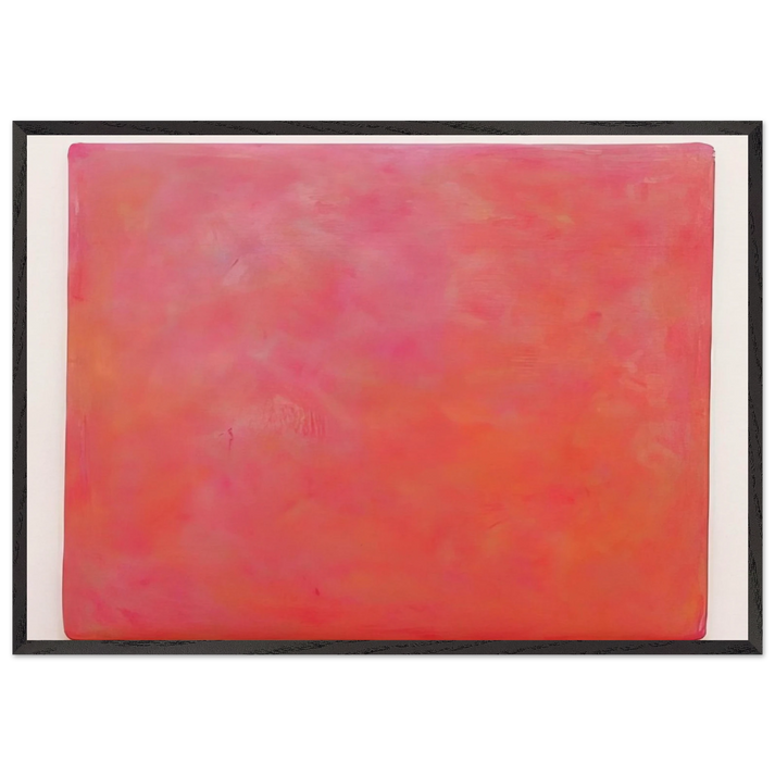 SARDA I 2001 - Gotthard Graubner 70x100 cm / 28x40 inches Framed Art Print – Black Wooden Frame