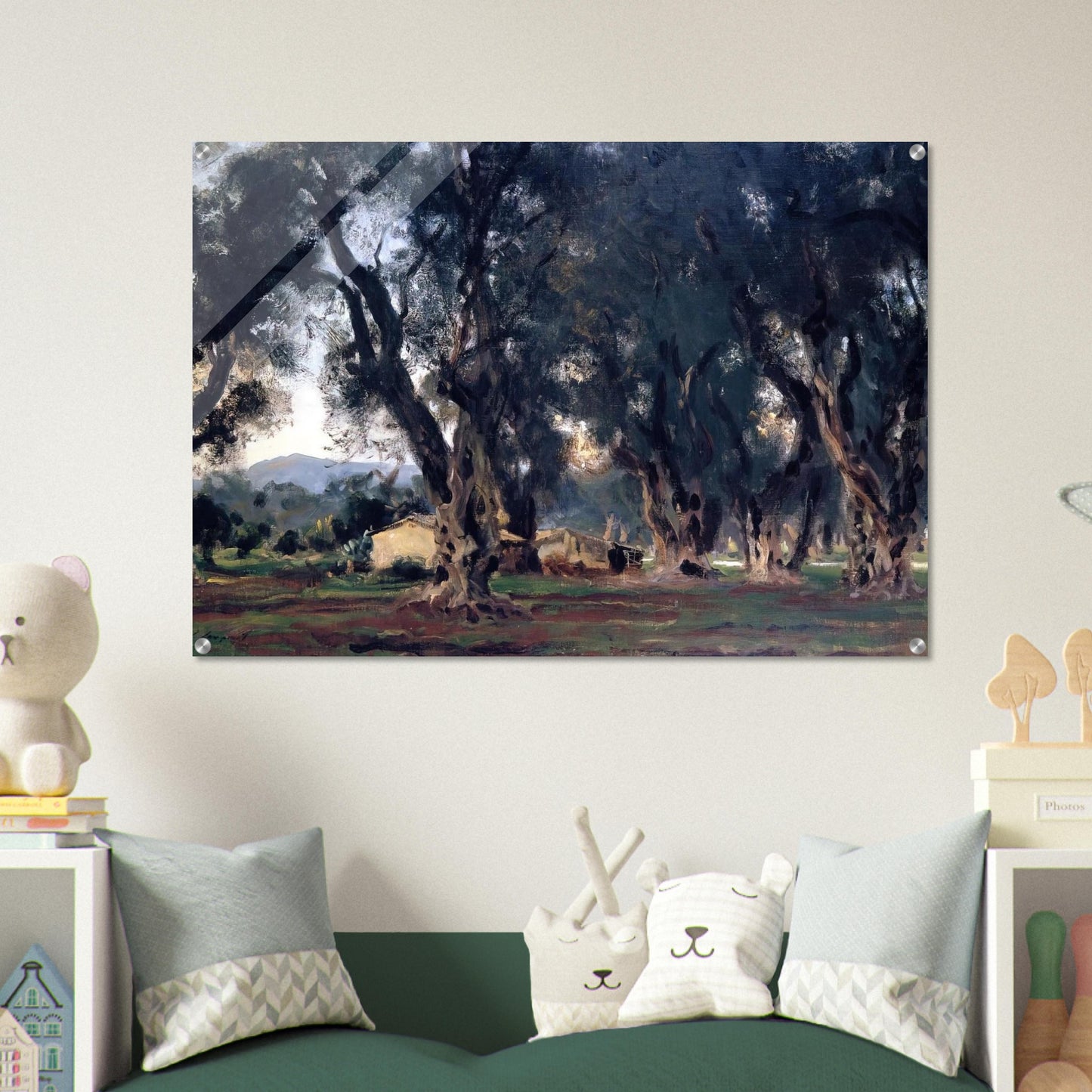 Olive Trees at Corfu - John Singer Sargent Acrylic Print - 70x100 cm / 28x40″ inches