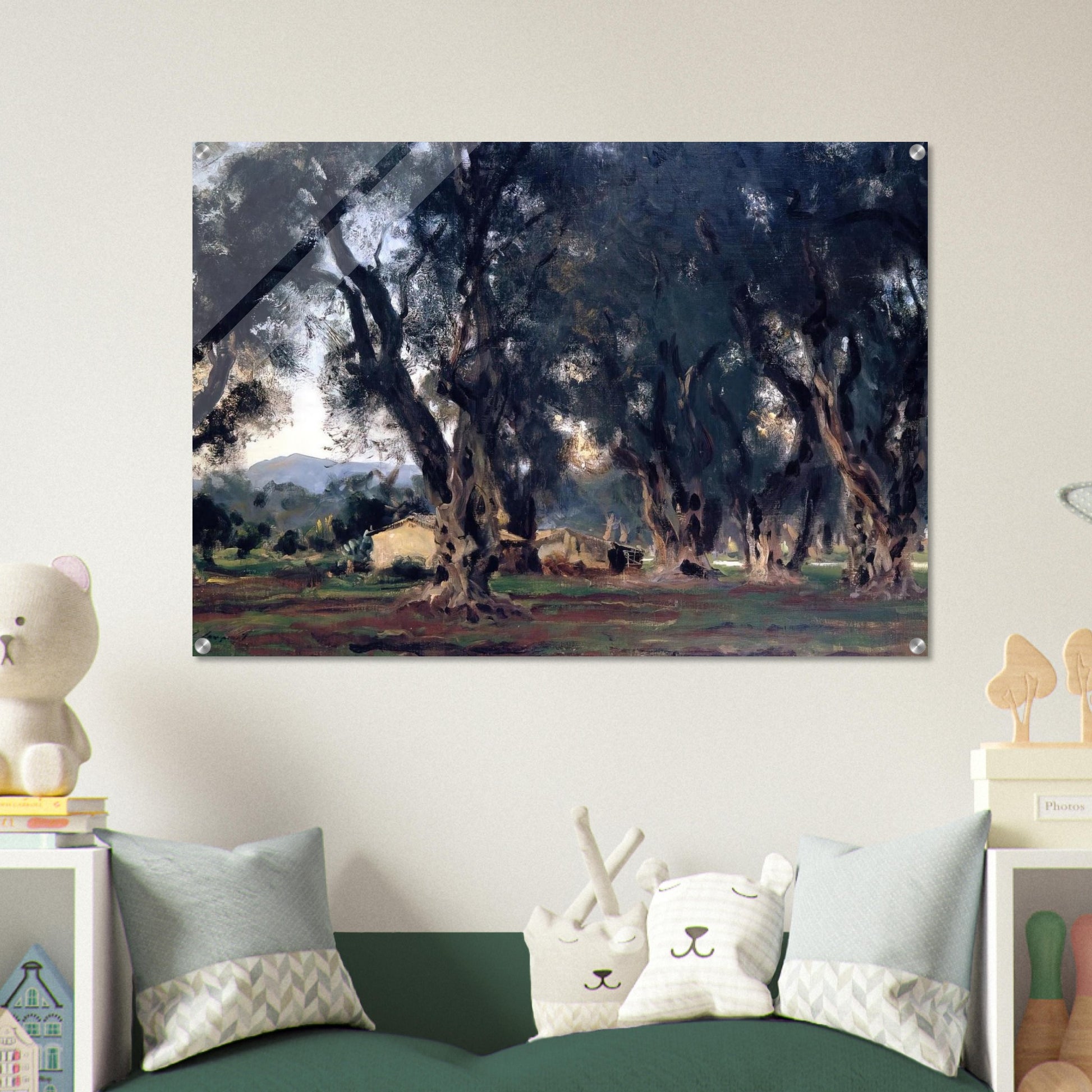 Olive Trees at Corfu - John Singer Sargent Acrylic Print - 70x100 cm / 28x40″ inches