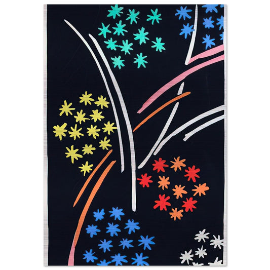 COMPOSITION 35 - Sonia Delaunay Brushed Aluminum Print - 70x100 cm / 28x40 inches | Sonia Delaunay Aluminum Print | Sonia Delaunay Prints