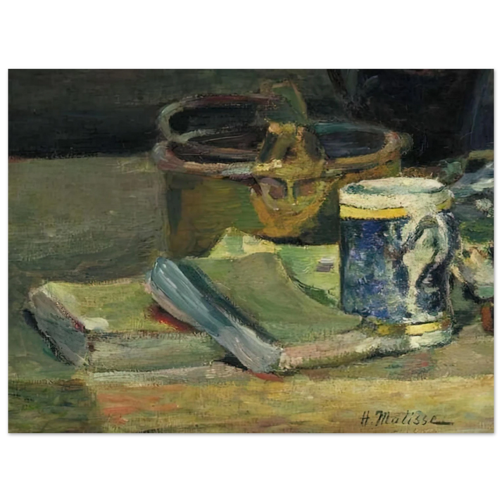Henri Matisse - STILL LIFE WITH BOOKS 1895  75x100 cm / 30x40inches Fine Art Poster
