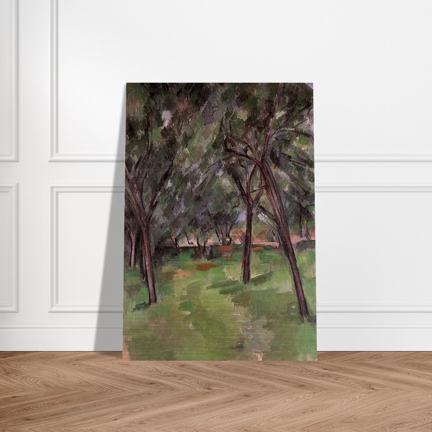 A Close - Paul Cézanne Brushed Aluminum Print - 70x100 cm / 28x40 inches | Paul Cézanne Aluminum Print | Paul Cézanne Prints