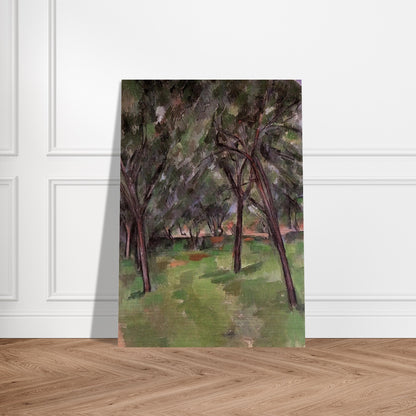 A Close - Paul Cézanne Brushed Aluminum Print - 70x100 cm / 28x40 inches | Paul Cézanne Aluminum Print | Paul Cézanne Prints