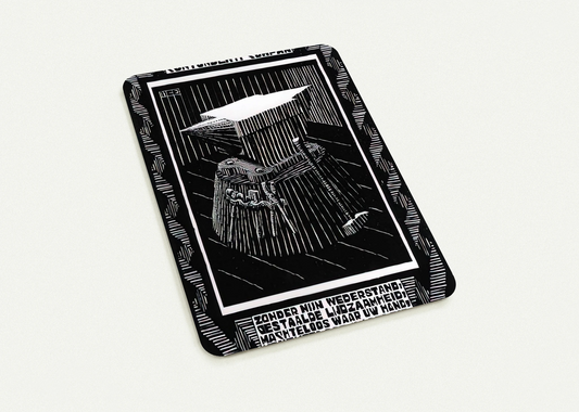 EMBLEMATA ANVIL By MC Escher Pack of 10 Post Cards | MC Escher Post Cards | A6 (10.5 x 14.8 cm) - 4.1 x 5.8 inches