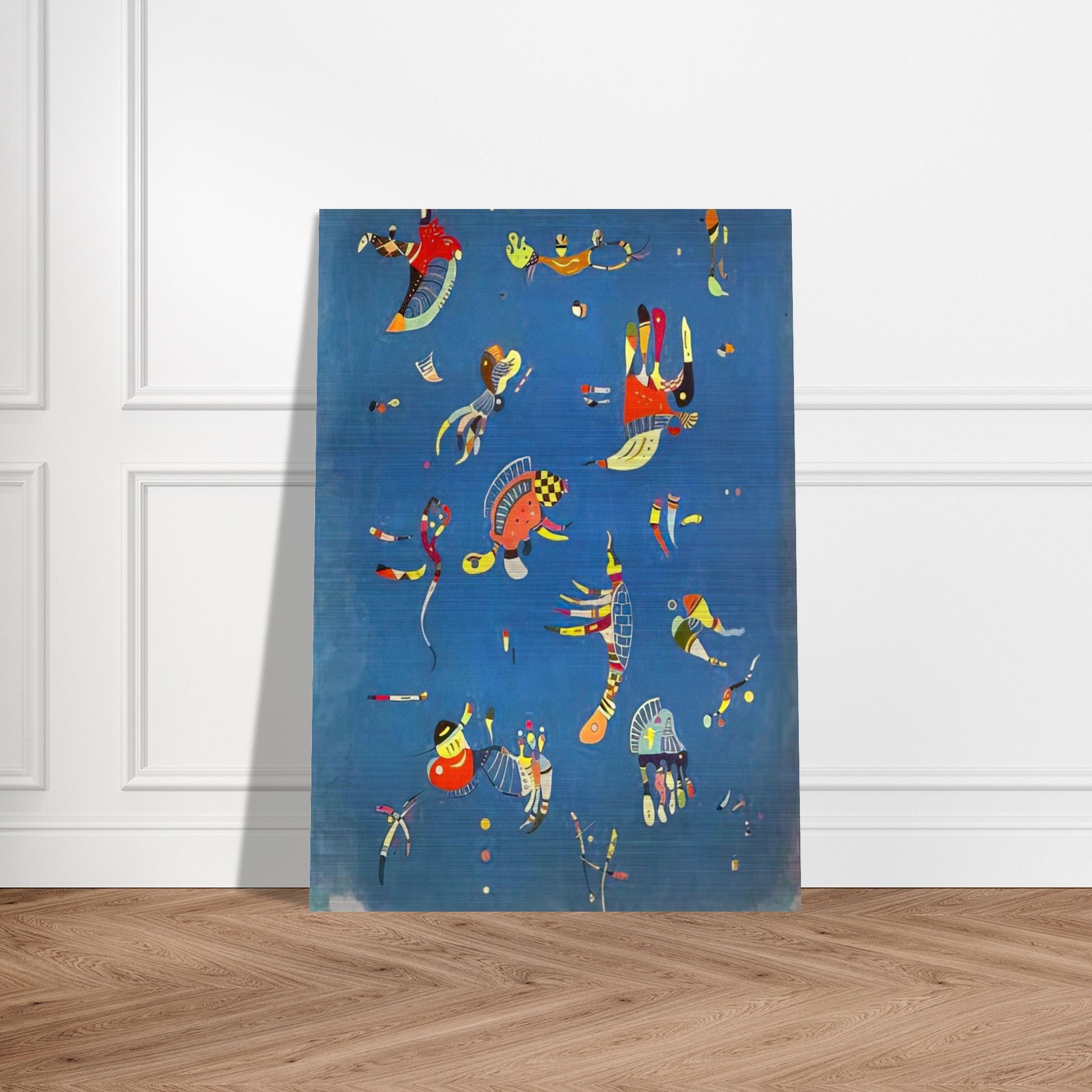 SKY BLUE 1940 - Wassily Kandinsky Brushed Aluminum Print - 70x100 cm / 28x40 inches | Wassily Kandinsky Aluminum Print | Wassily Kandinsky Prints