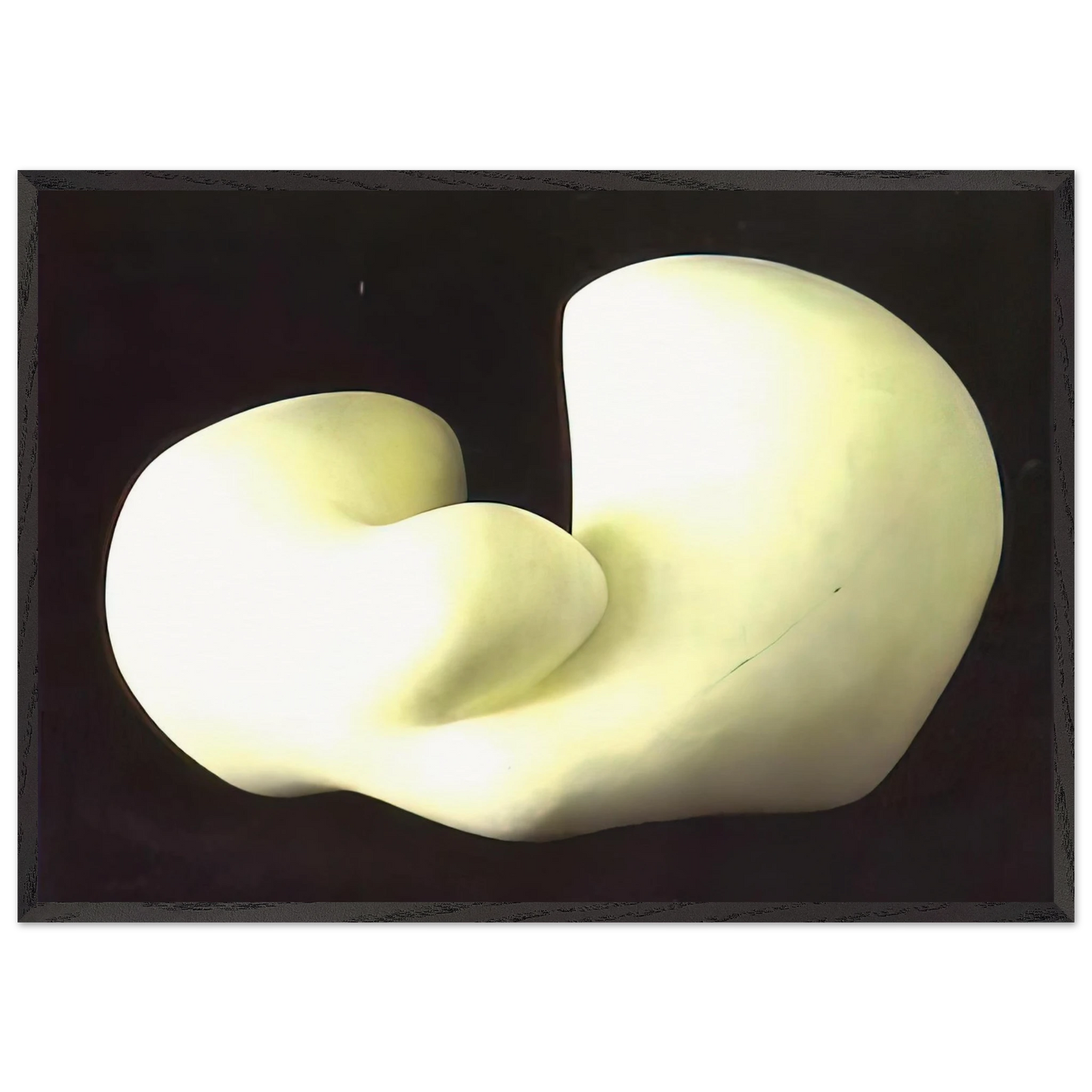 Human Concretion - Jean Arp Framed Art Print – Black Wooden Frame - Default Title - -Framed Art Print