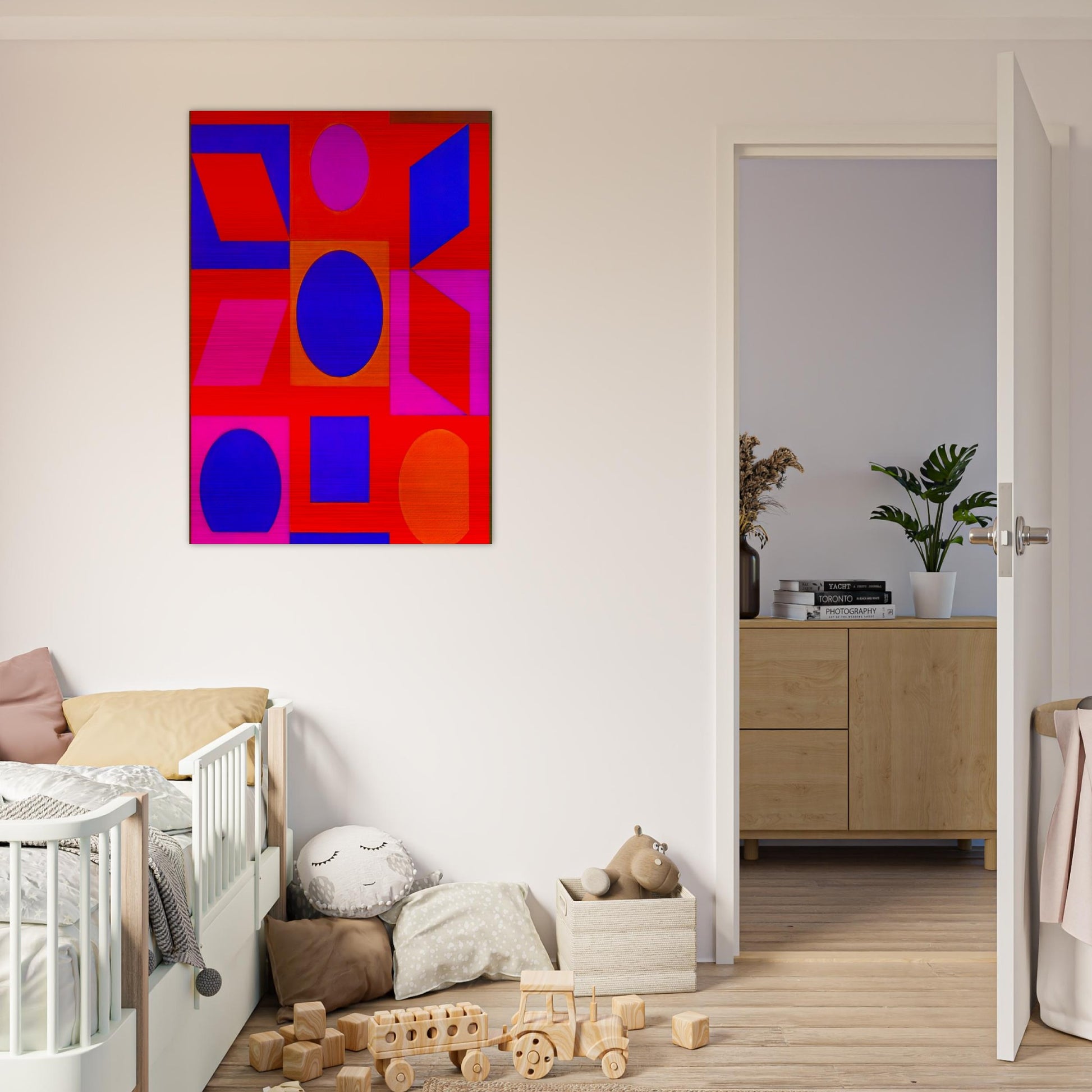 Alphabet VR - 1960 - Victor Vasarely Brushed Aluminum Print - 70x100 cm / 28x40 inches | Victor Vasarely Aluminum Print | Victor Vasarely Prints