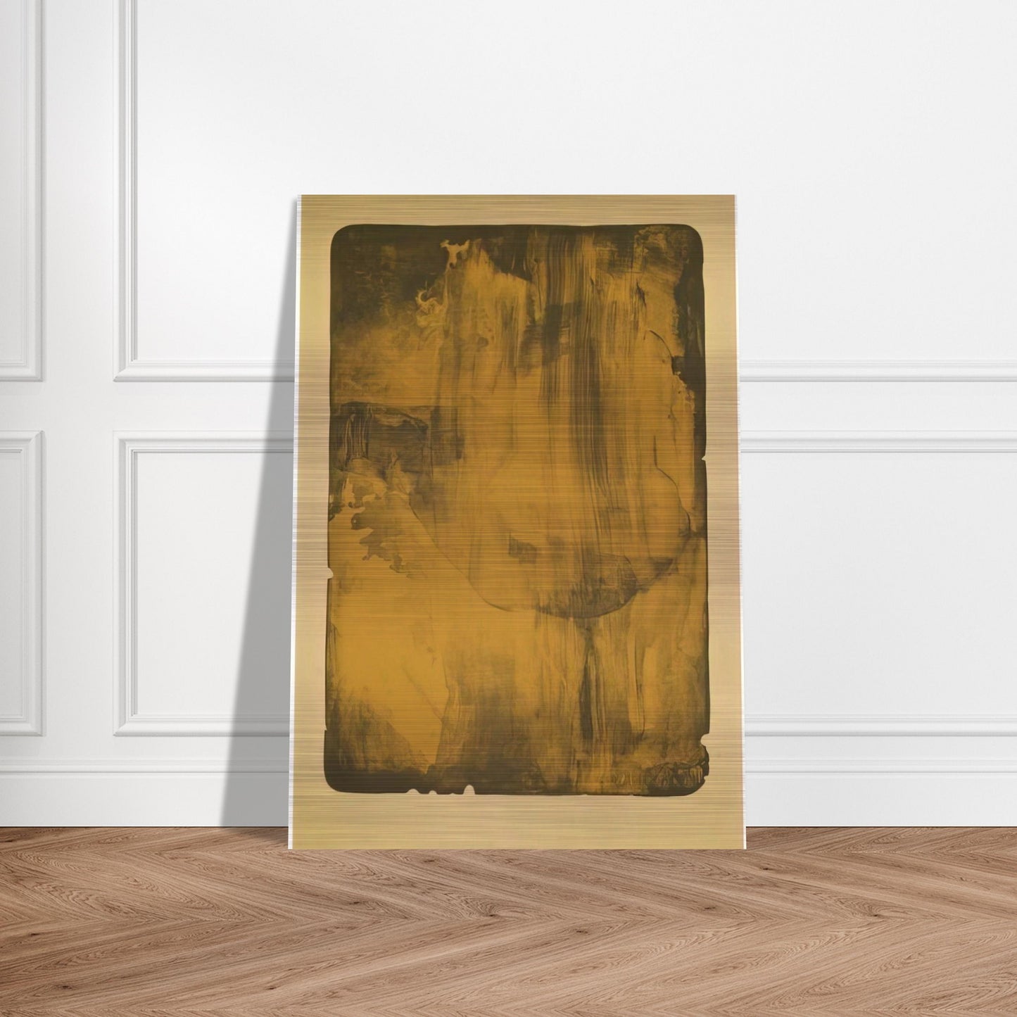 Bronze Smoke - 1978 - Helen Frankenthaler Brushed Aluminum Print - 70x100 cm / 28x40 inches | Helen Frankenthaler Aluminum Print | Helen Frankenthaler Prints