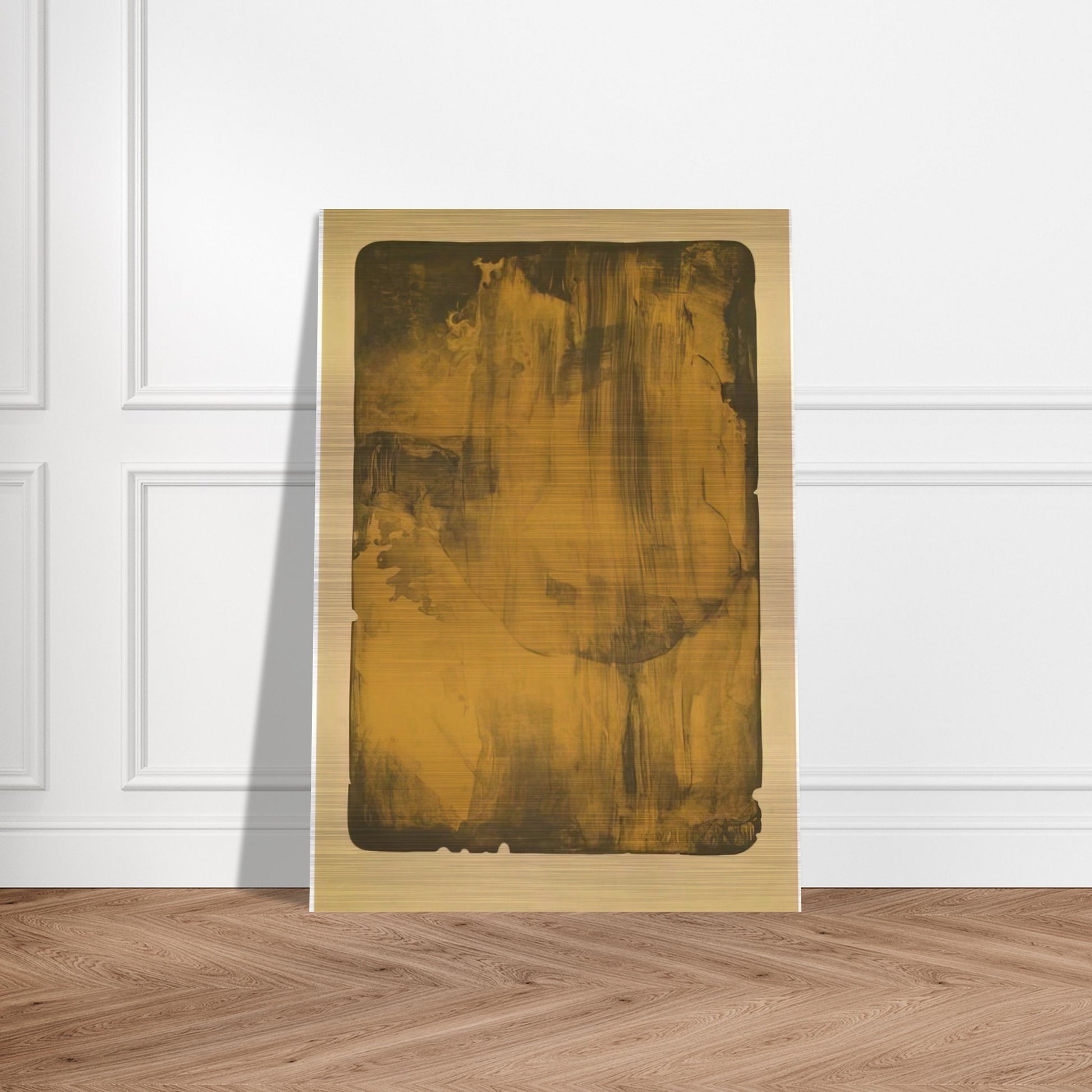Bronze Smoke - 1978 - Helen Frankenthaler Brushed Aluminum Print - 70x100 cm / 28x40 inches | Helen Frankenthaler Aluminum Print | Helen Frankenthaler Prints