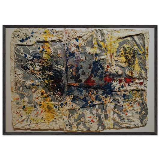 Elegy 2 - Sam Gilliam Framed Art Print – Black Wooden Frame - Default Title - -Framed Art Print