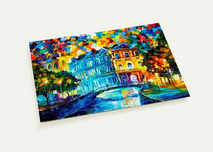 Leonid Afremov By Leonid Afremov Pack of 10 Post Cards | Leonid Afremov Post Cards | A6 (10.5 x 14.8 cm) - 4.1 x 5.8 inches