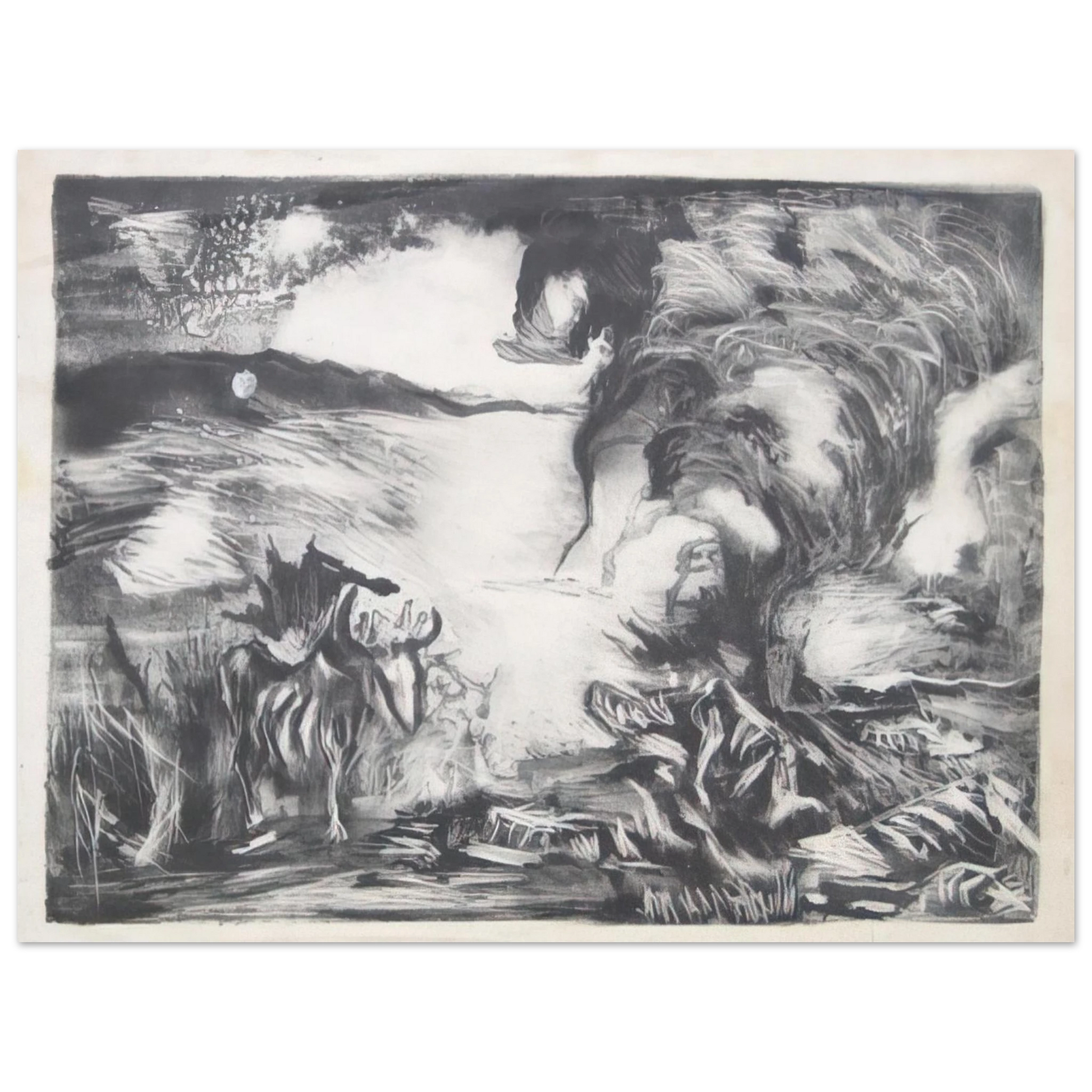 Jackson Pollock - LANDSCAPE WITH STEER 1937 1 Fine Art Poster - Default Title