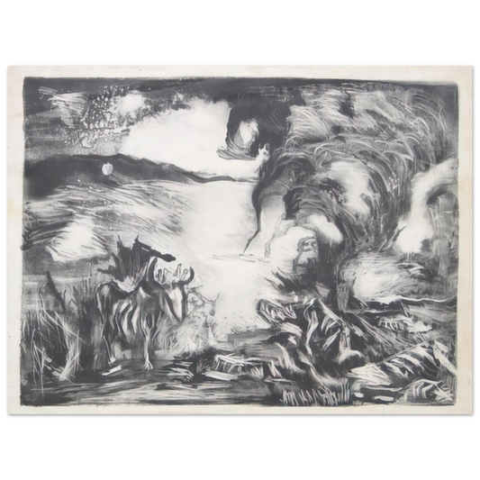 Jackson Pollock - LANDSCAPE WITH STEER 1937 1 Fine Art Poster - Default Title