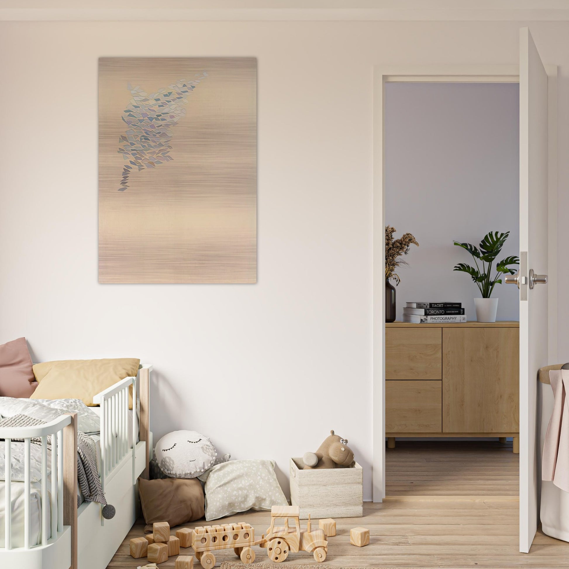 Development TK Como - 1970 - Robert Goodnough Brushed Aluminum Print - 70x100 cm / 28x40 inches | Robert Goodnough Aluminum Print | Robert Goodnough Prints