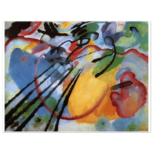 Wassily Kandinsky - IMPROVISATION 26 ROWING 1912 Fine Art Poster - Default Title
