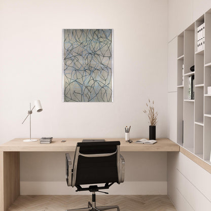 The Studio - 1990 - Brice Marden Brushed Aluminum Print - 70x100 cm / 28x40 inches | Brice Marden Aluminum Print | Brice Marden Prints