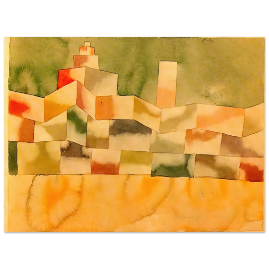 Paul Klee - ORIENTAL ARCHITECTURE 1929 Fine Art Poster - Default Title