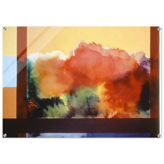 For The Gypsy and His Daughter - 1985 - Ronnie Landfield Acrylic Print - 70x100 cm / 28x40″ inches | Ronnie Landfield Wall Art | Ronnie Landfield Prints