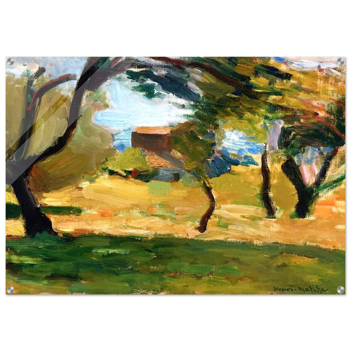 CORSICAN LANDSCAPE 1898 1 - Henri Matisse Acrylic Print - 70x100 cm / 28x40″ inches