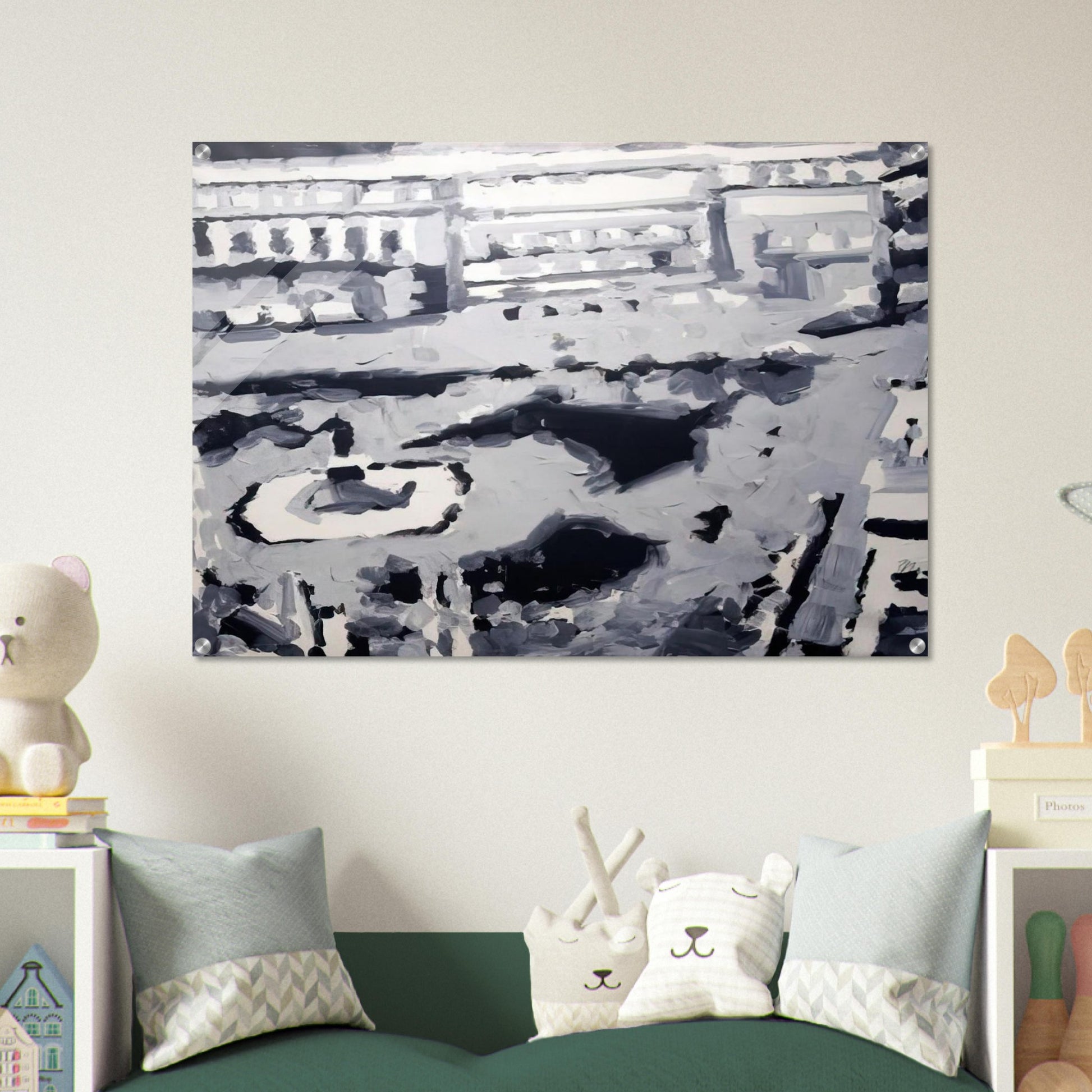 TOWNSCAPE M6 1968 - Gerhard Richter Acrylic Print - 70x100 cm / 28x40″ inches