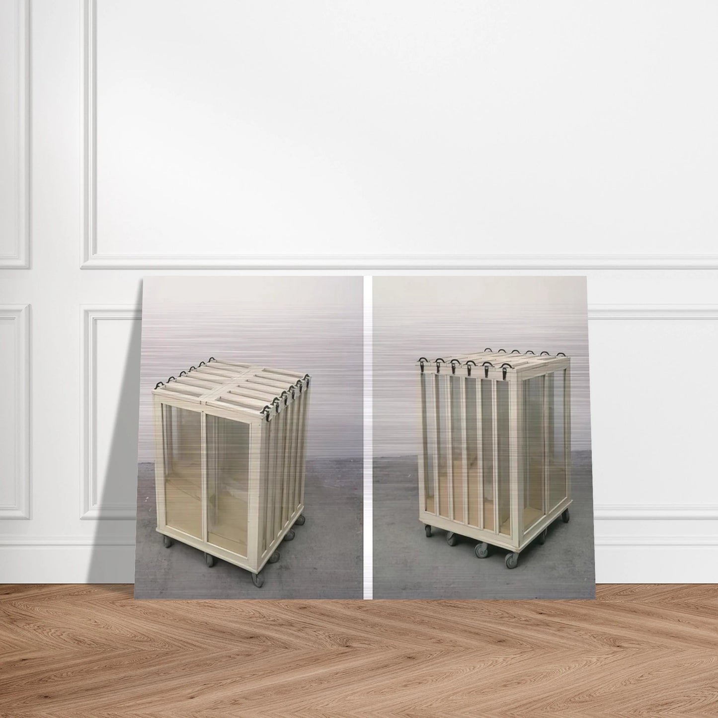 Knoblauchtruhe - 1971 - Dieter Roth Brushed Aluminum Print - 70x100 cm / 28x40 inches | Dieter Roth Aluminum Print | Dieter Roth Prints