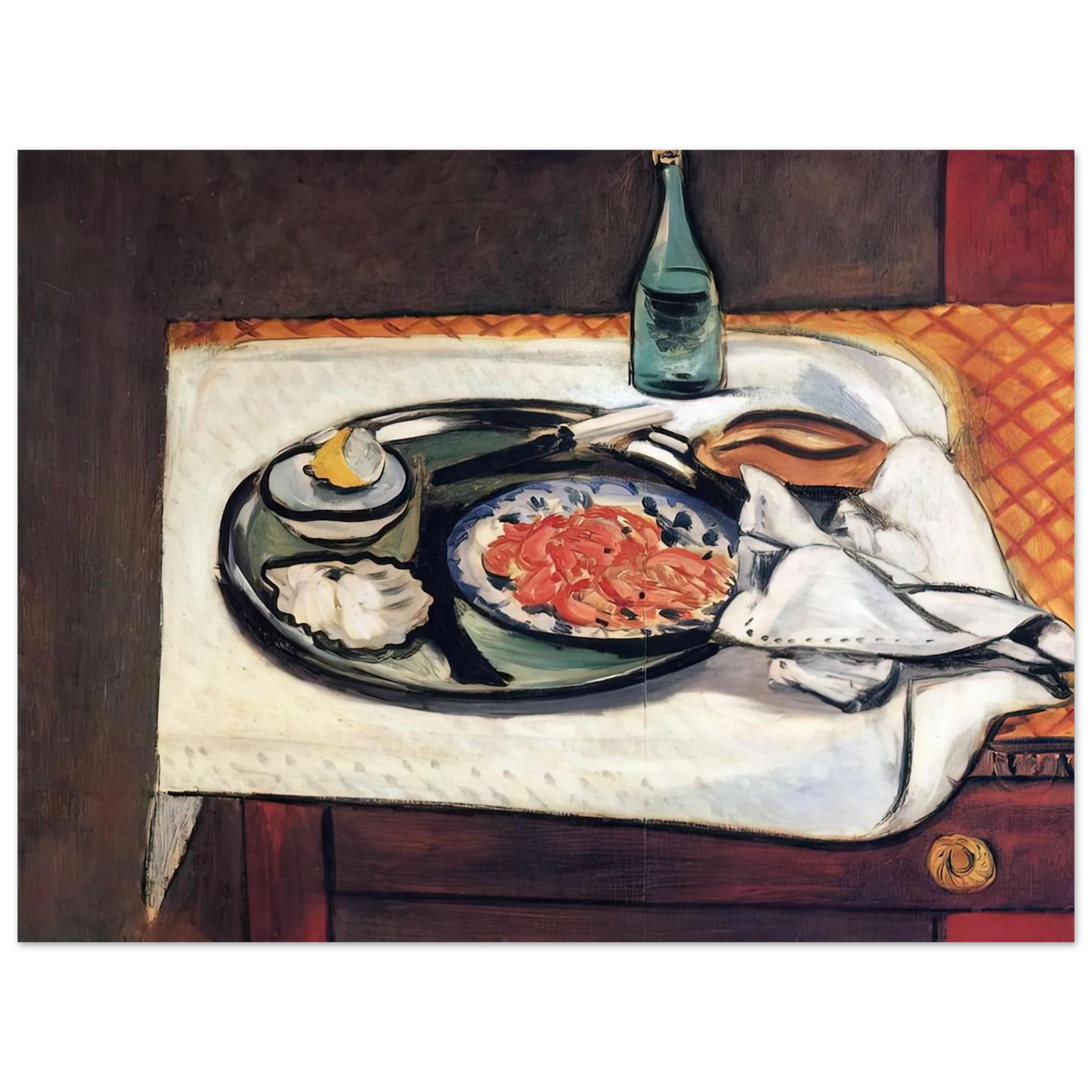 Henri Matisse - STILL LIFE WITH SHELLFISH Fine Art Poster - Default Title