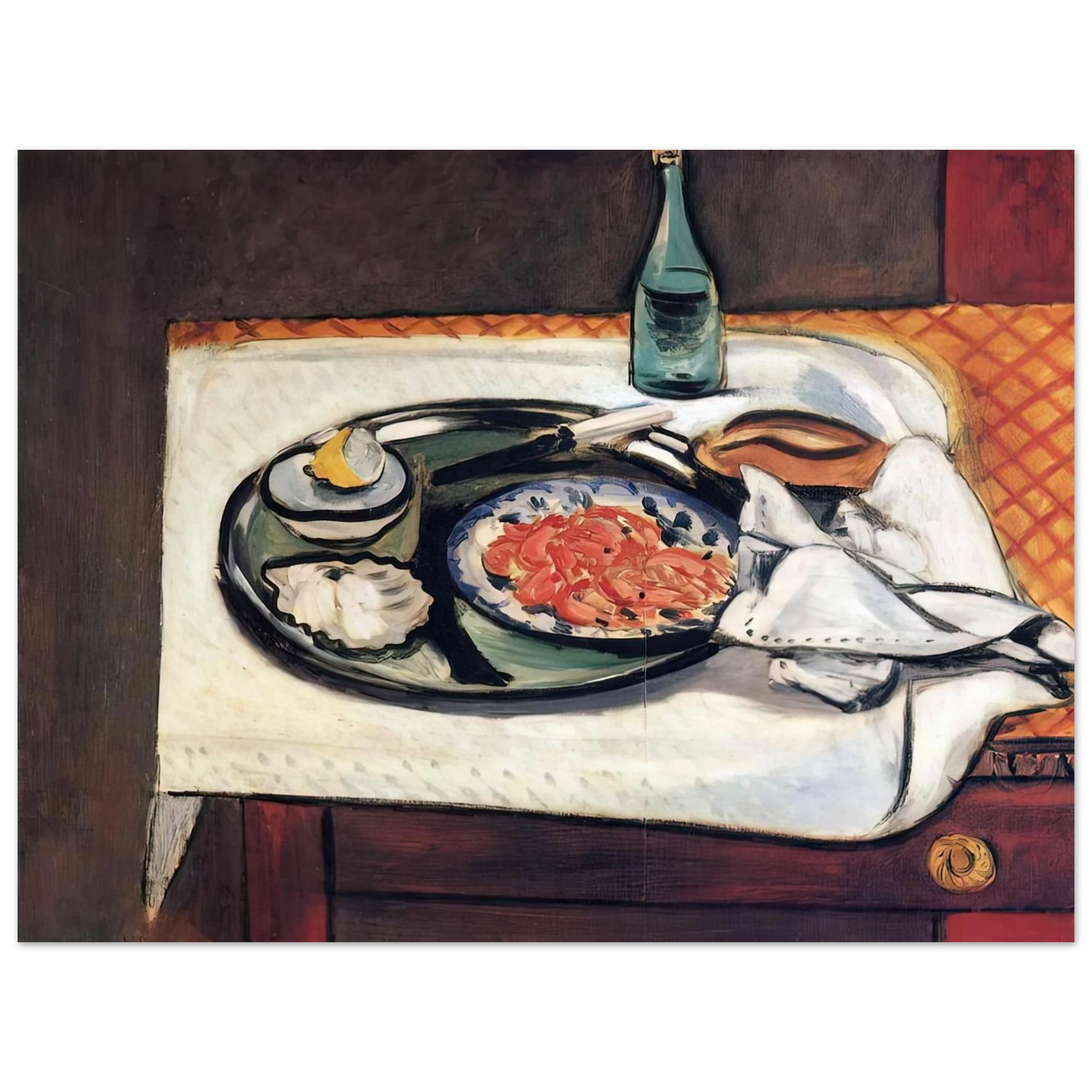 Henri Matisse - STILL LIFE WITH SHELLFISH Fine Art Poster - Default Title