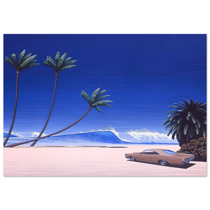 Impender Beach - Hiroshi Nagai Brushed Aluminum Print - 70x100 cm / 28x40 inches | Hiroshi Nagai Aluminum Print | Hiroshi Nagai Prints