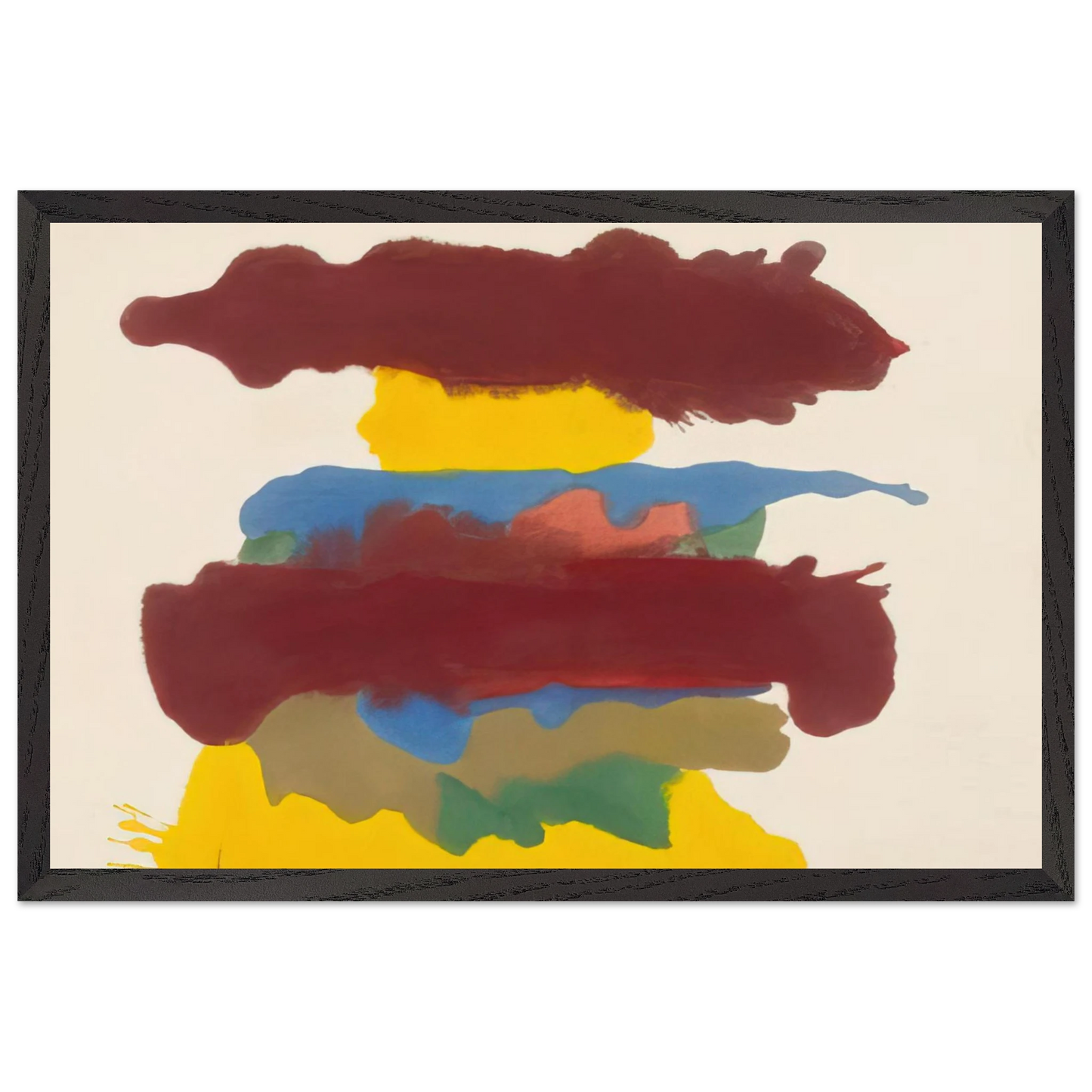 Helen Frankenthaler - Weather Change - 1963 Wall art - 70x100 cm / 28x40 inches - Fine Art Poster - -
