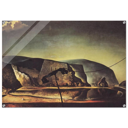 MOUNTAIN LAKE - Salvador Dali Acrylic Print - 70x100 cm / 28x40″ inches