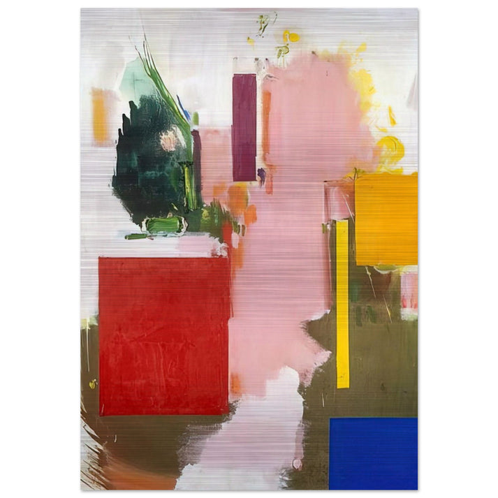 Summer 1965 - Hans Hofmann Brushed Aluminum Print - 70x100 cm / 28x40 inches | Hans Hofmann Aluminum Print | Hans Hofmann Prints