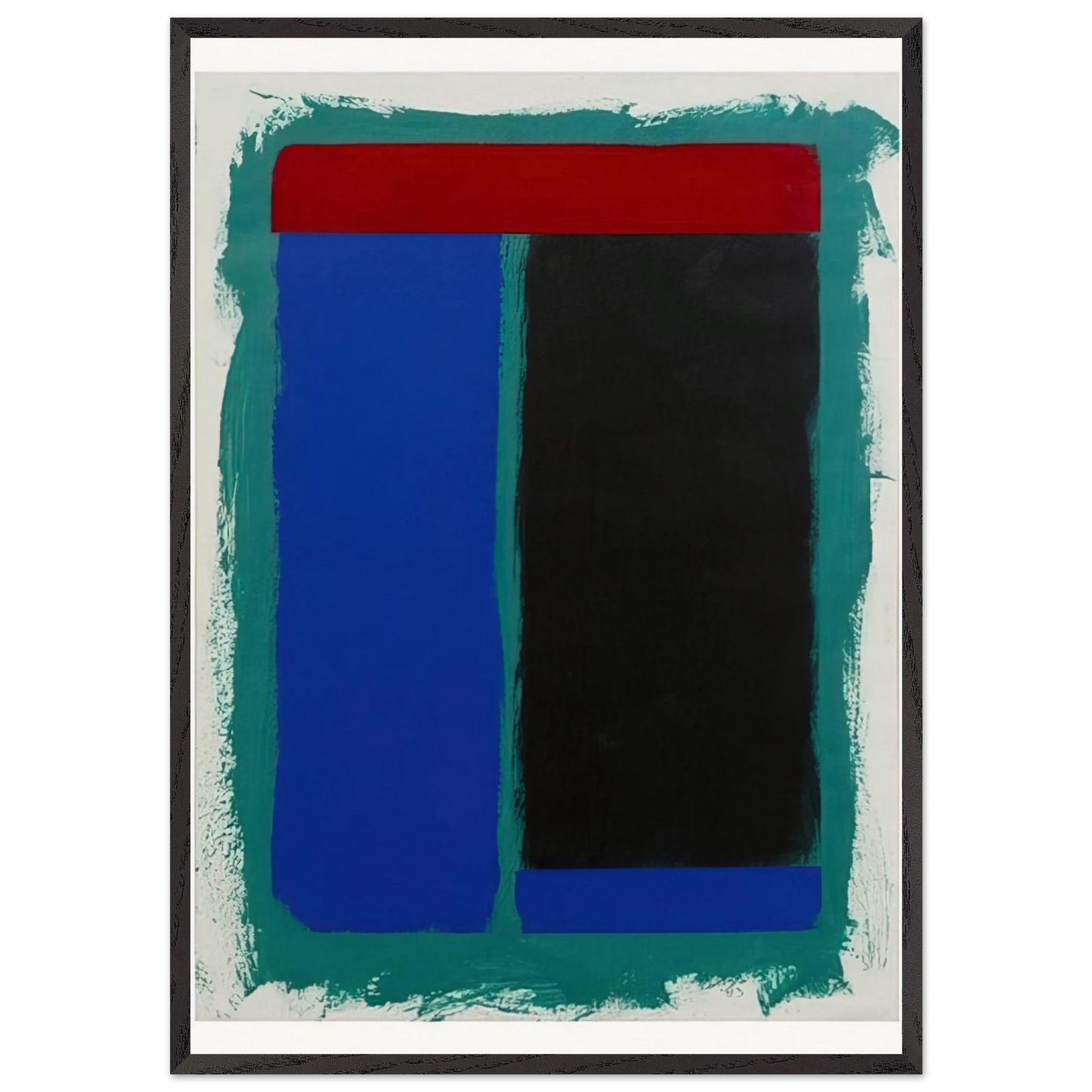 Two-Four - 1983 - Doug Ohlson Framed Art Print – Black Wooden Frame - Default Title - -Framed Art Print