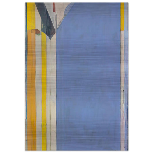 Ocean Park #139 - Richard Diebenkorn Brushed Aluminum Print - 70x100 cm / 28x40 inches | Richard Diebenkorn Aluminum Print | Richard Diebenkorn Prints