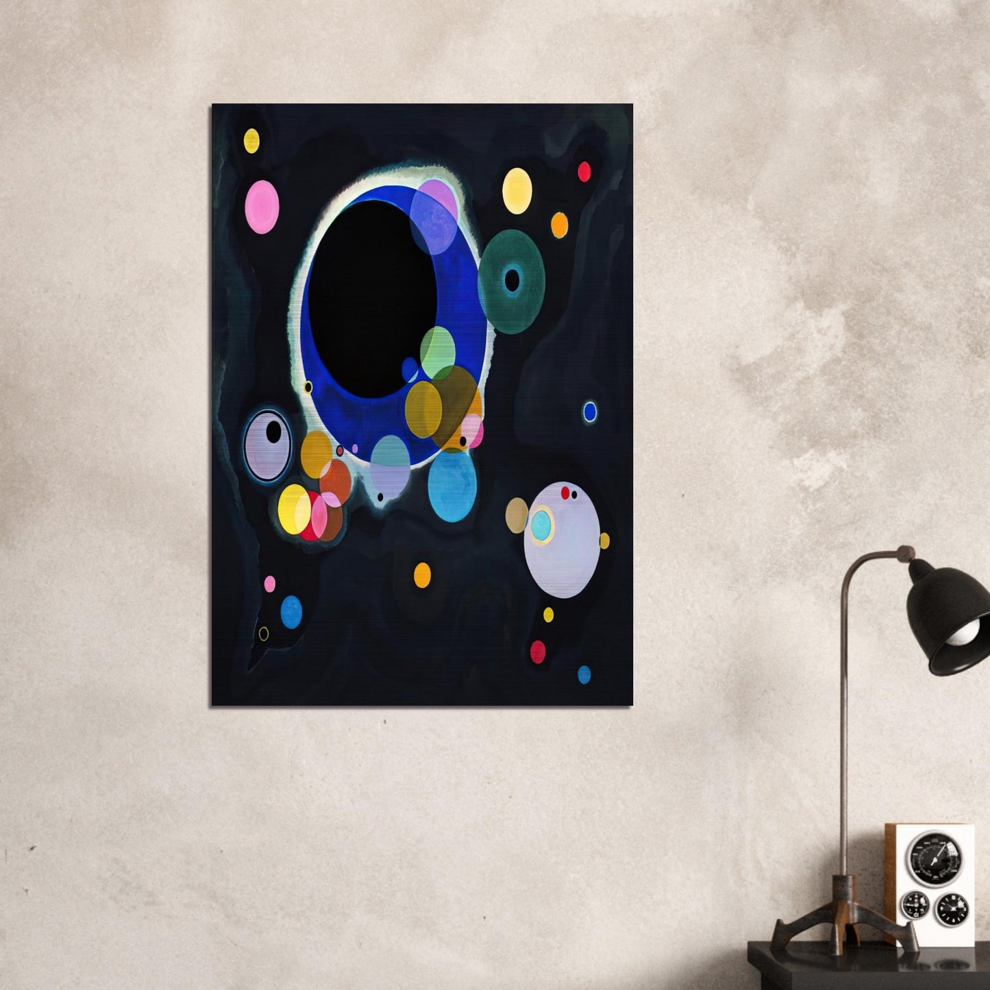 SEVERAL CIRCLES 1926 - Wassily Kandinsky Brushed Aluminum Print - 70x100 cm / 28x40 inches | Wassily Kandinsky Aluminum Print | Wassily Kandinsky Prints