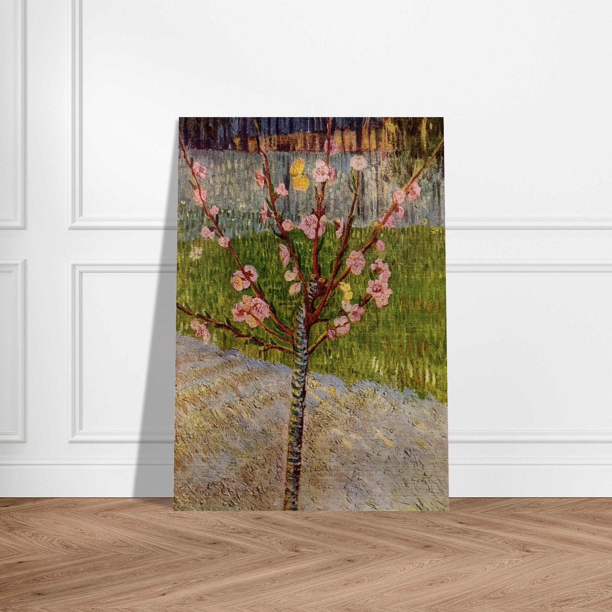 Almond Tree in Blossom - Vincent van Gogh Brushed Aluminum Print - 70x100 cm / 28x40 inches | Vincent van Gogh Aluminum Print | Vincent van Gogh Prints