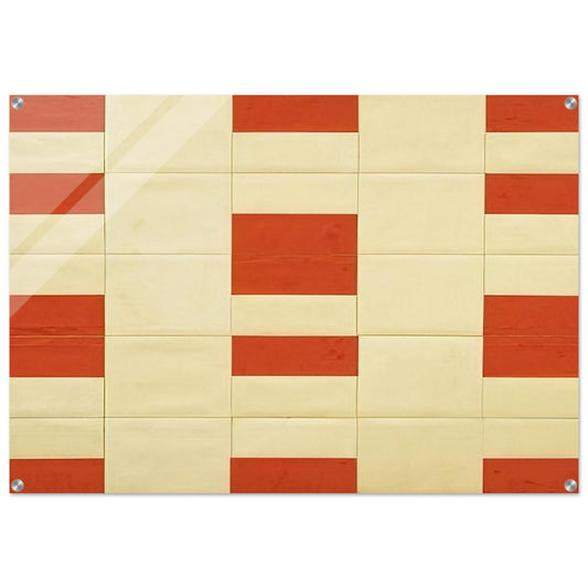 Red and White - Ellsworth Kelly Acrylic Print - 70x100 cm / 28x40″ inches