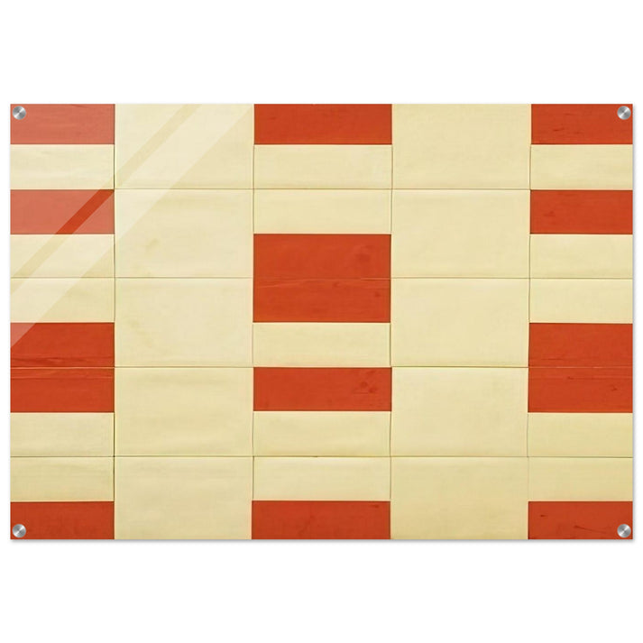 Red and White - Ellsworth Kelly Acrylic Print - 70x100 cm / 28x40″ inches