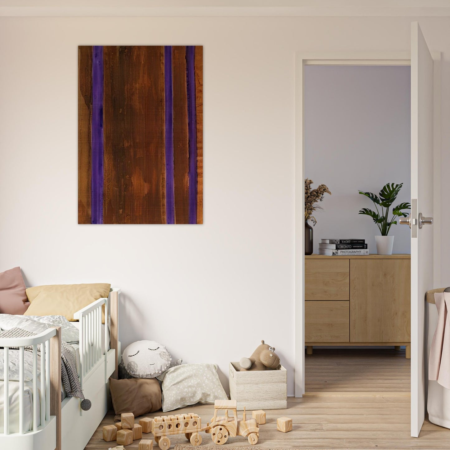 Untitled brownviolet - 2001 - Gunther Forg Brushed Aluminum Print - 70x100 cm / 28x40 inches | Gunther Forg Aluminum Print | Gunther Forg Prints