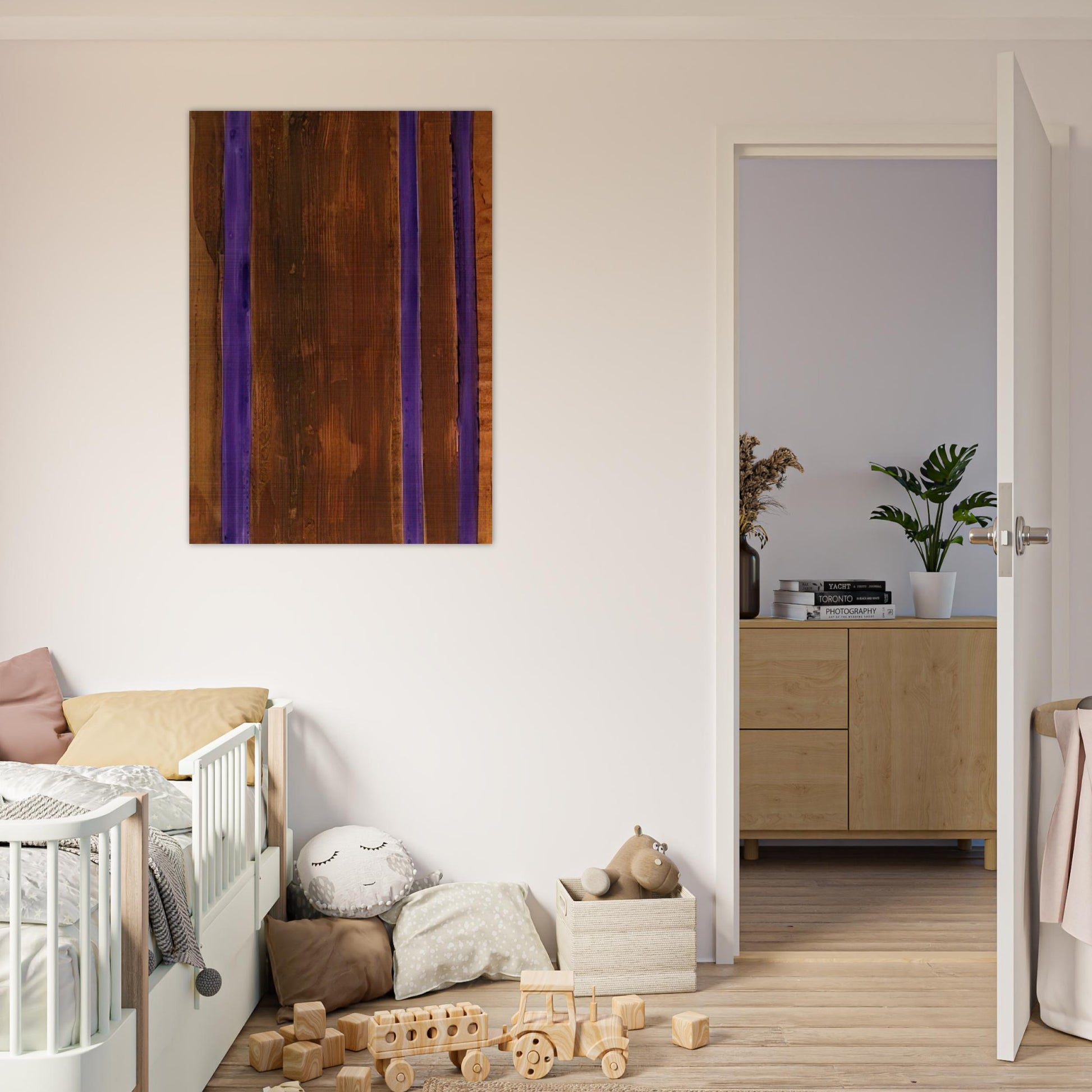 Untitled brownviolet - 2001 - Gunther Forg Brushed Aluminum Print - 70x100 cm / 28x40 inches | Gunther Forg Aluminum Print | Gunther Forg Prints